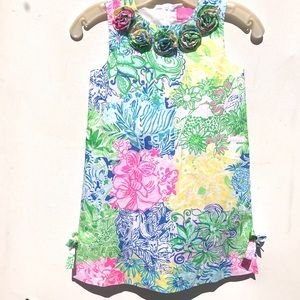 Lilly Pulitzer floral girls Dress size 7